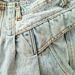 Y2K Jordache Acid Wahed High Waisted Pleated Waist Jeans